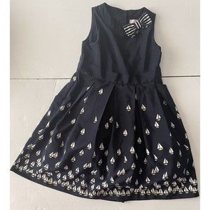 Janie and Jack Navy Blue Sailboat Dress